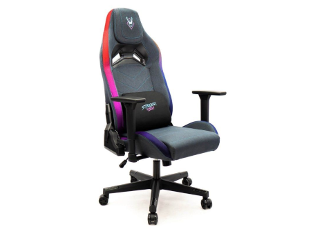 Silla Gaming Woxter Stinger Station Elite/ Luces LED/ Azul y Rosa