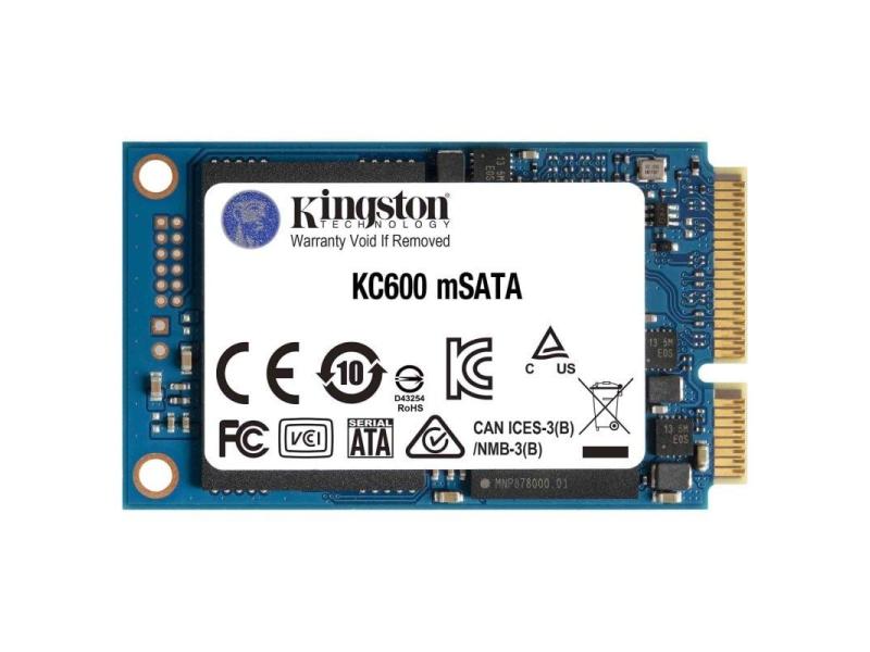 Disco SSD Kingston KC600 1TB/ mSATA/ Full Capacity