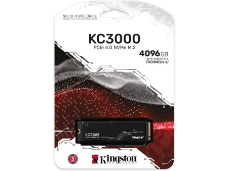 Disco SSD Kingston KC3000 4TB/ M.2 2280 PCIe 4.0/ con Difusor de Calor/ Full Capacity