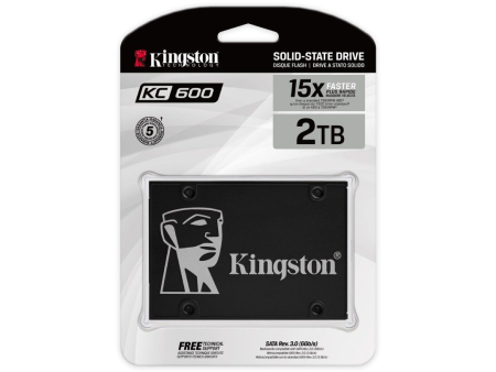 Disco SSD Kingston KC600 2TB/ SATA III/ Full Capacity