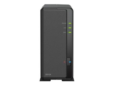 NAS Synology Diskstation DS124/ 1 Bahía 3.5'- 2.5'/ 1GB DDR4/ Formato Torre