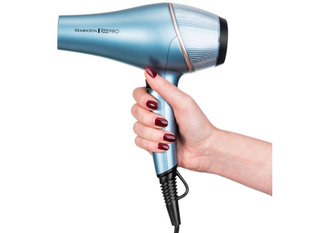 Secador Remington Shine Therapy Pro AC9300/ 2200W/ Iónico/ Negro y Azul