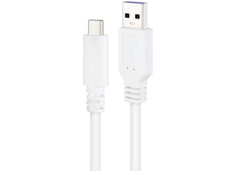 Cable USB 2.0 Nanocable 10.01.2100-W/ USB Tipo-C Macho - USB Macho/ 50cm/ Blanco