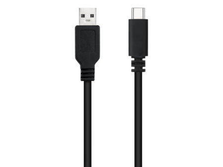 Cable USB 2.0 Nanocable 10.01.2101-L150/ USB Tipo-C Macho - USB Macho/ 1.5m/ Negro