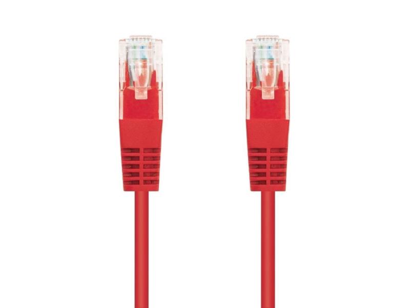 Cable de Red RJ45 UTP Nanocable 10.20.0403-R Cat.6/ 3m/ Rojo