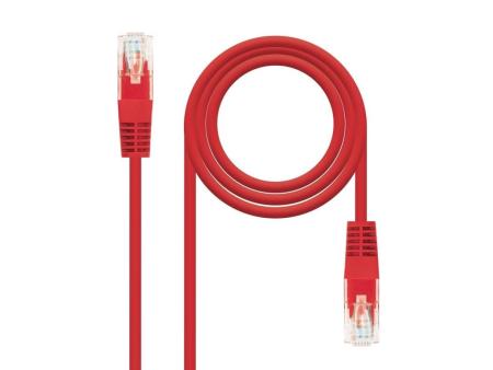 Cable de Red RJ45 UTP Nanocable 10.20.0403-R Cat.6/ 3m/ Rojo