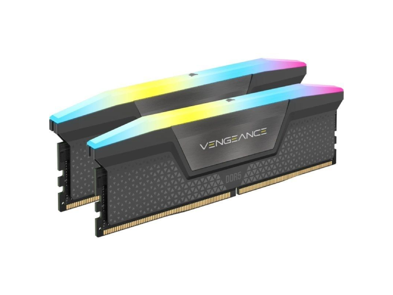 Memoria RAM Corsair Vengeance RGB 2 x 32GB/ DDR5/ 6000MH/ 1.35V/ CL36/ DIMM