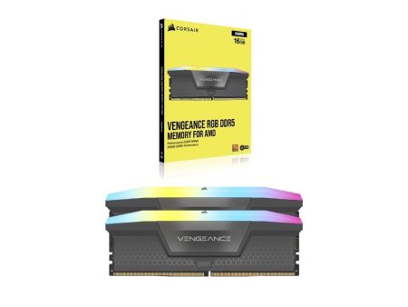 Memoria RAM Corsair Vengeance RGB 2 x 32GB/ DDR5/ 5200MH/ 1.25V/ CL40/ AMD Expo/ DIMM