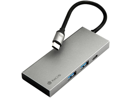 Docking USB Tipo-C NGS WonderDock4 Pro/ 2xUSB/ 1xUSB Tipo-C DP/ 1xHDMI