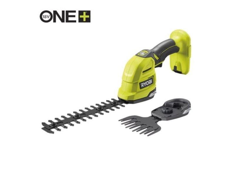 Tijera Arreglasetos y Espada Cortasetos Ryobi ONE+ 18V RY18GSA-0/ Sin Batería ni Cargador