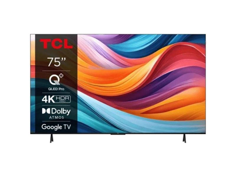 Televisor TCL QLED Pro 75T7B 75'/ Ultra HD 4K/ Smart TV/ WiFi