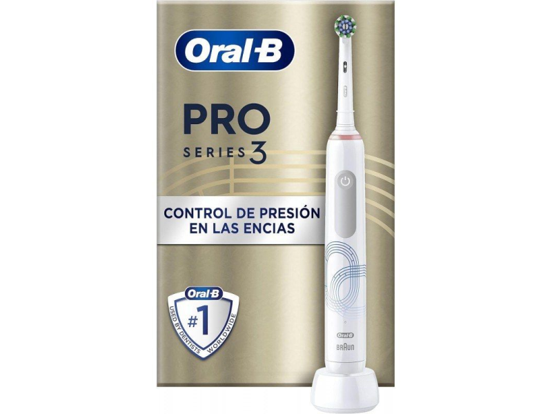 Cepillo Dental Braun Oral-B Pro 3 Olympics Desing Edition/ Blanco