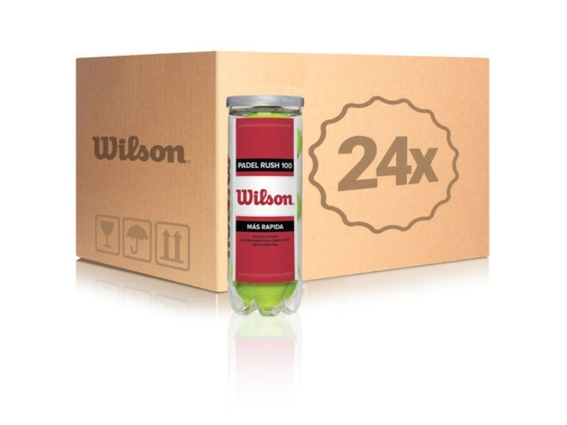 Cajón Bolas Wilson Rush 100/ 24 packs de 3 unidades