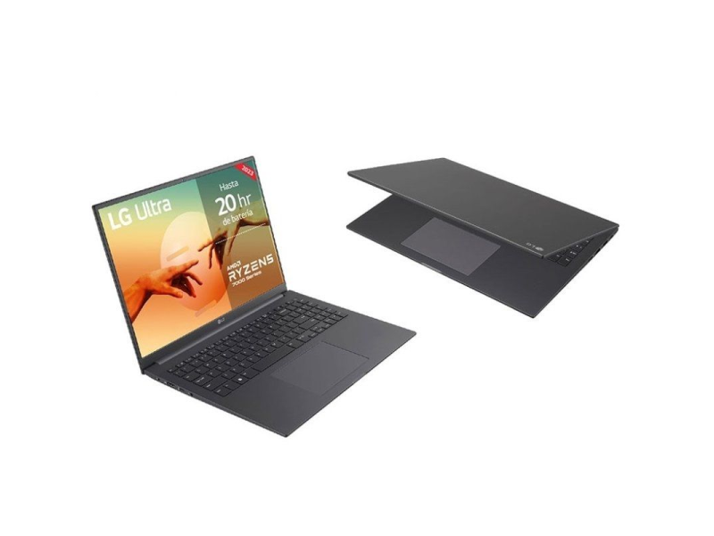 Portátil LG Ultra 16UD70R-G.AX56B Ryzen 5 7530U/ 16GB/ 512GB SSD/ 16'/ Sin sistema operativo