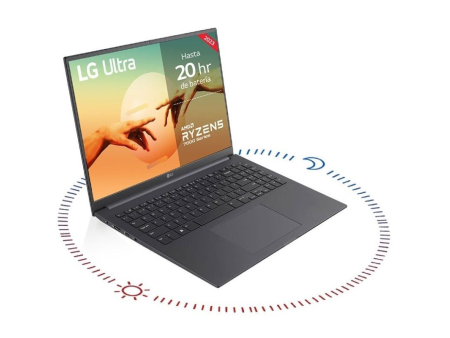 Portátil LG Ultra 16UD70R-G.AX56B Ryzen 5 7530U/ 16GB/ 512GB SSD/ 16'/ Sin sistema operativo