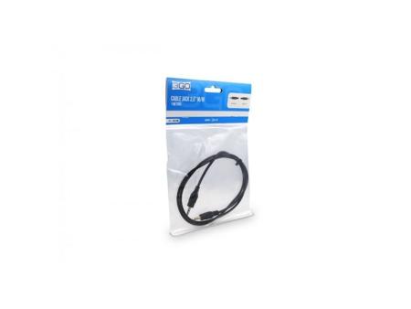 Cable Estéreo 3GO CA106/ Jack 3.5 Macho - Jack 3.5 Macho/ 1m