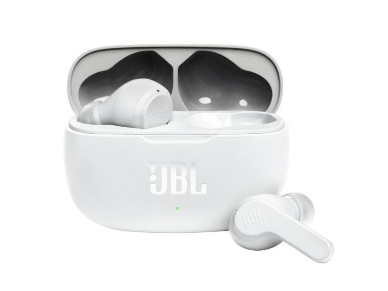 Auriculares Bluetooth JBL Wave 200TWS con estuche de carga/ Autonomía 5h/ Blancos