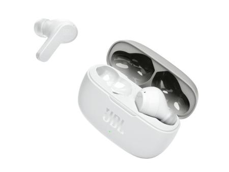 Auriculares Bluetooth JBL Wave 200TWS con estuche de carga/ Autonomía 5h/ Blancos