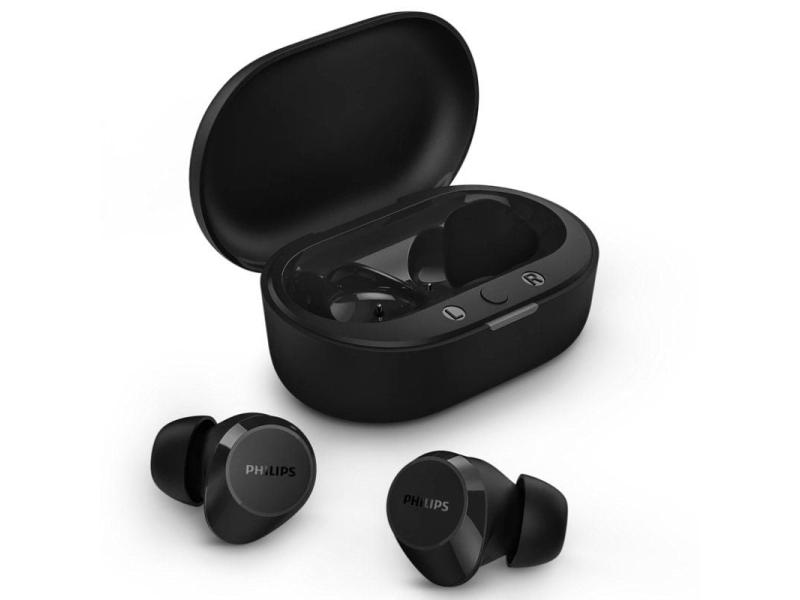 Auriculares Bluetooth Philips TAT1209 con estuche de carga/ Autonomía 6h/ Negros