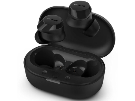 Auriculares Bluetooth Philips TAT1209 con estuche de carga/ Autonomía 6h/ Negros