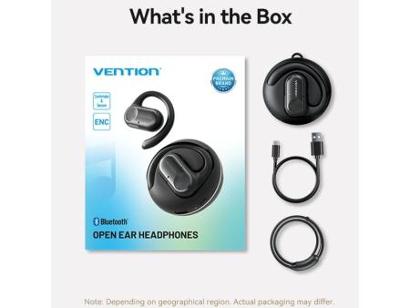 Auriculares Deportivos Bluetooth Vention Open Ear OpenBeat O11 NBPB0 con estuche de carga/ Negros