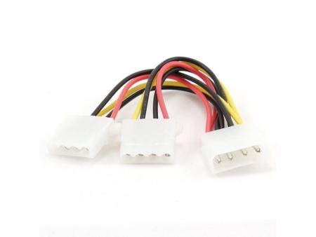 Cable Duplicador Molex 3GO CMOLEXY/ Molex Macho - 2 x Molex Hembra