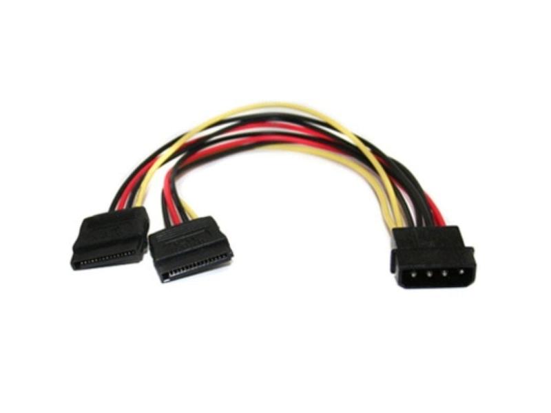 Adaptador Alimentación Molex a SATA 3GO CPSATAY/ Molex Macho - 2x SATA hembra