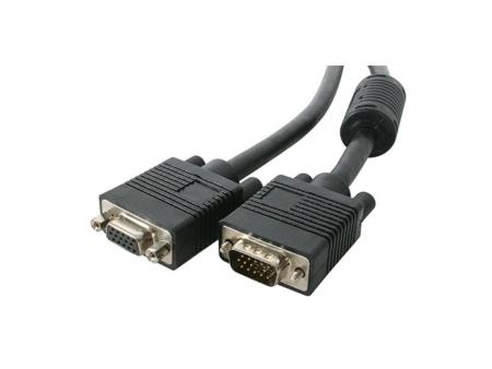 Cable SVGA 3GO CVGA10MF/ VGA Macho - VGA Hembra/ 10m/ Negro