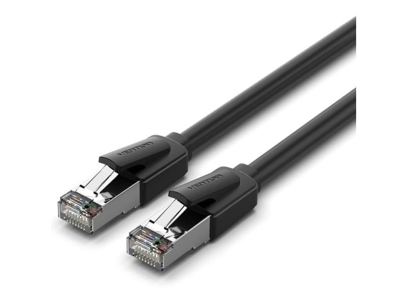 Cable de Red RJ45 UTP 26AWG Vention IKKBJ Cat.8/ Gaming/ 8m/ Negro