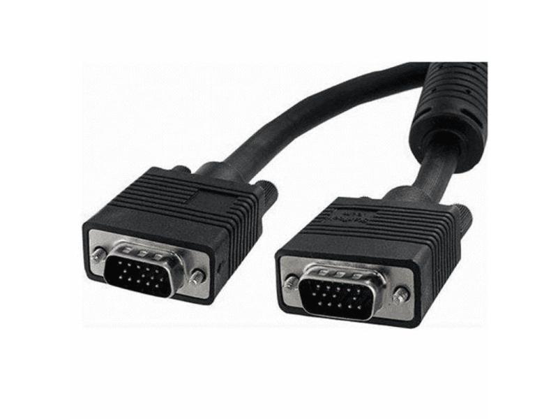 Cable SVGA 3GO CVGA3MM/ VGA Macho - VGA Macho/ 3m/ Negro