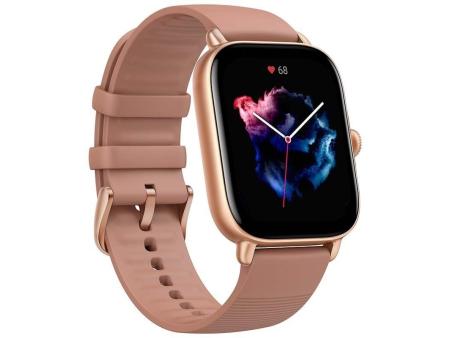 Smartwatch Huami Amazfit GTS 3/ Notificaciones/ Frecuencia Cardíaca/ GPS/ Rosa Terracota