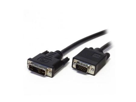 Cable DVI 3GO CDVIVGA/ DVI-I Macho - HD DSUB Macho/ 2m/ Negro