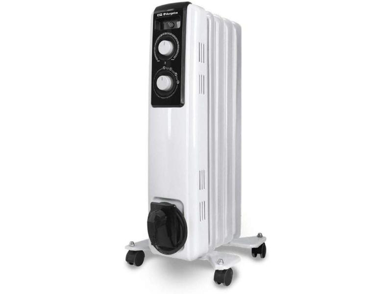 Radiador de Aceite Orbegozo RF 1000/ 2 Potencias/ 500-1000W/ 5 Elementos Caloríficos