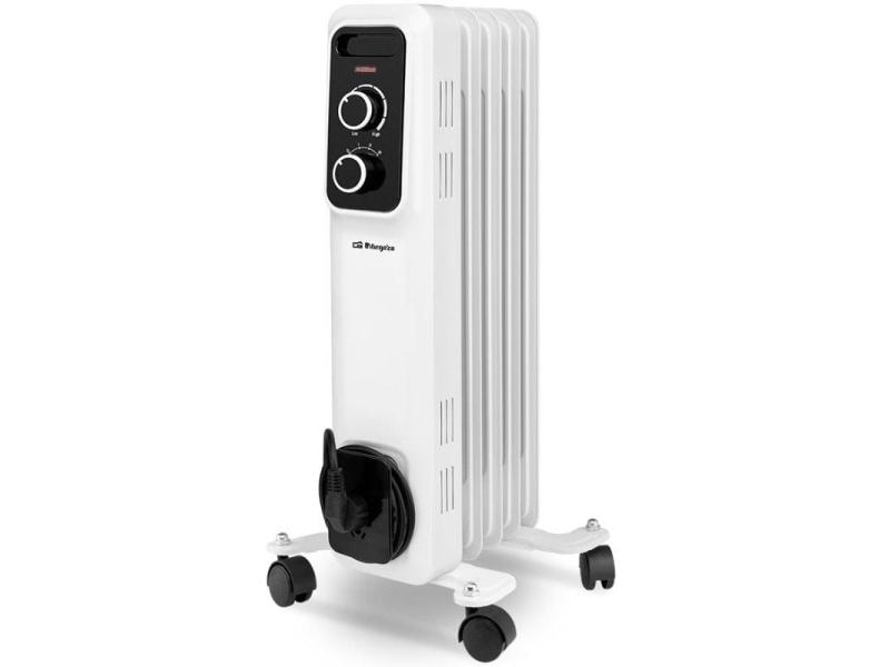 Radiador de Aceite Orbegozo RS 1000/ 3 Potencias/ 1000W/ 5 Elementos Caloríficos