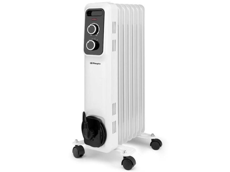 Radiador de Aceite Orbegozo RS 1500/ 3 Potencias/ 1500W/ 7 Elementos Caloríficos