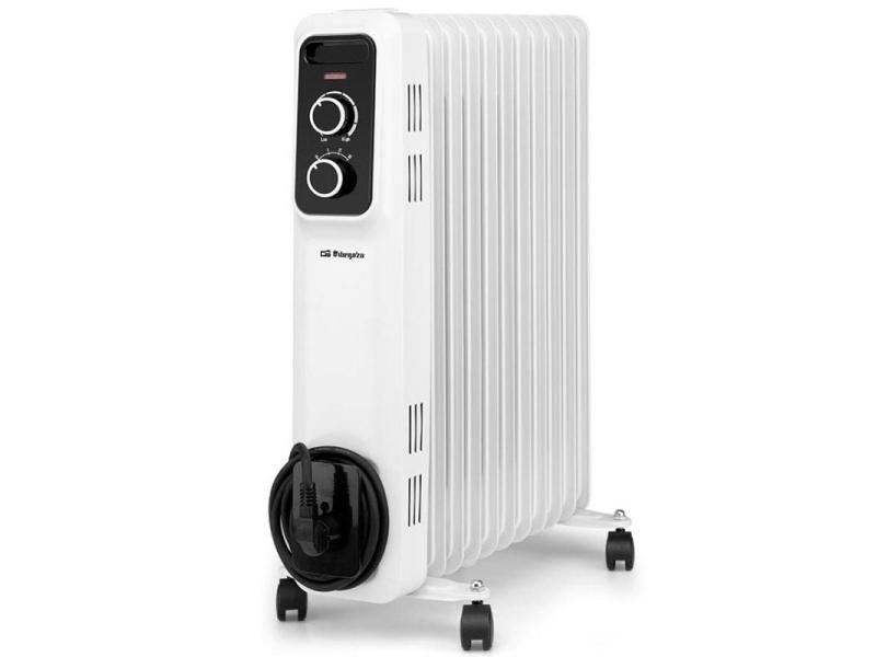 Radiador de Aceite Orbegozo RS 2500/ 3 Potencias/ 2500W/ 11 Elementos Caloríficos