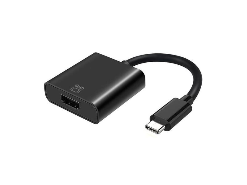 Conversor HDMI 4K 60Hz Aisens A109-0344/ HDMI Hembra - USB Tipo-C Macho/ 15cm/ Negro