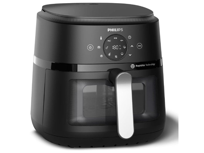 Freidora por Aire / Sin Aceite Philips Airfryer Serie 2000/ 1700W/ Capacidad 6.2L