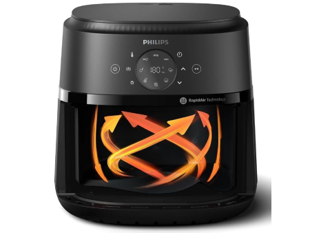 Freidora por Aire / Sin Aceite Philips Airfryer Serie 2000/ 1700W/ Capacidad 6.2L