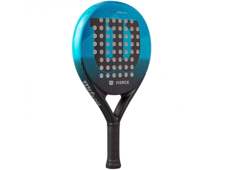 Pala de Pádel Wilson Fierce Elite 2/ Azul y Negro