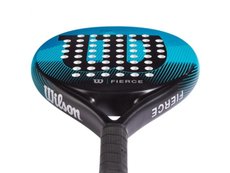 Pala de Pádel Wilson Fierce Elite 2/ Azul y Negro