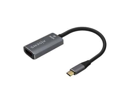 Conversor HDMI 4K 60Hz Aisens A109-0683/ HDMI Hembra - USB Tipo-C Macho/ 15cm/ Gris