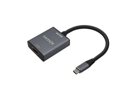 Conversor HDMI 4K 30Hz Aisens A109-0685/ HDMI Hembra - USB Tipo-C Macho/ 15cm/ Gris