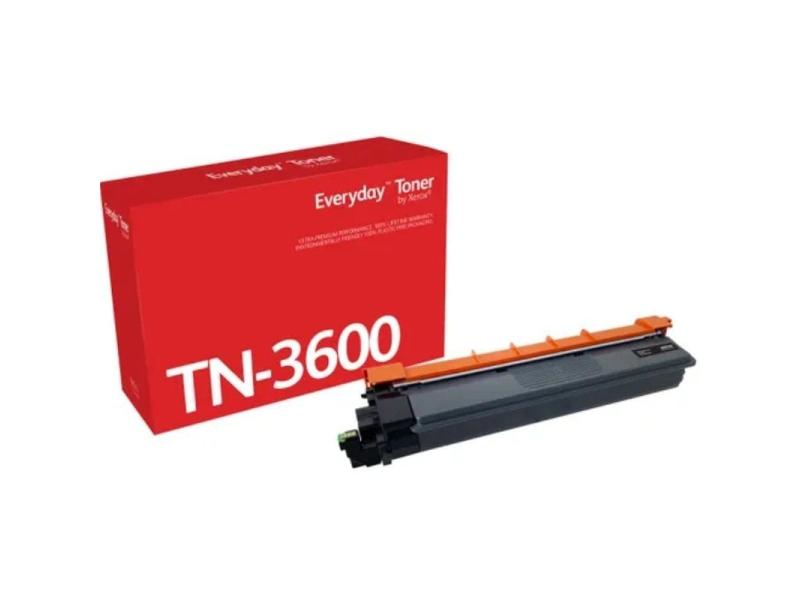 Tóner compatible Xerox 006R04866 compatible con Brother TN3600/ Negro