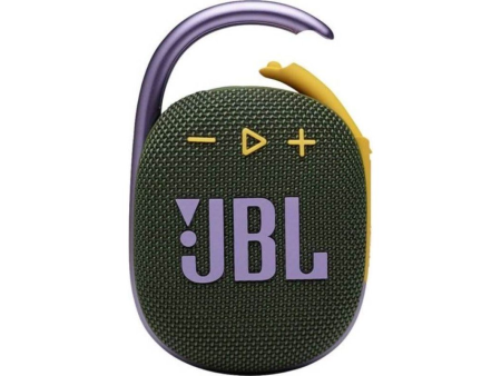 Altavoz con Bluetooth JBL Clip 4/ 5W/ 1.0/ Verde