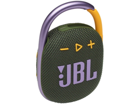 Altavoz con Bluetooth JBL Clip 4/ 5W/ 1.0/ Verde