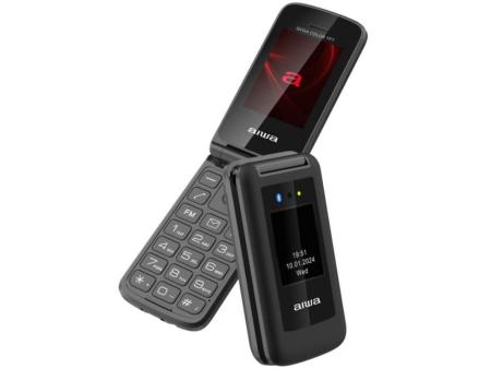 Teléfono Móvil Aiwa FP-30-2G BK para Personas Mayores/ Negro