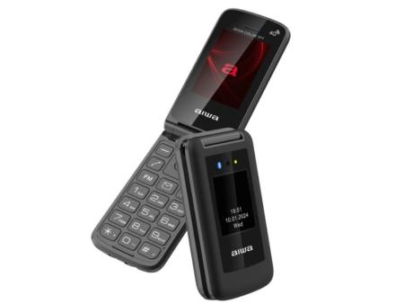 Teléfono Móvil Aiwa FP-30-4G BK para Personas Mayores/ Negro