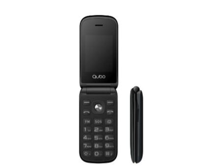 Teléfono Móvil Qubo X-209 4G para Personas Mayores/ Negro