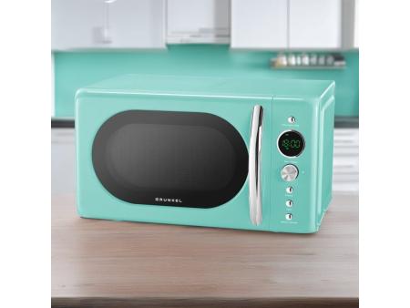 Microondas Grunkel Vintage MW-20AZUL/ 700W/ Capacidad 20L/ Verde